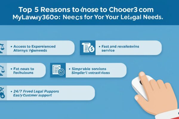 Top 5 Reasons to Choose MyLawyer360.com for Your Legal Needs