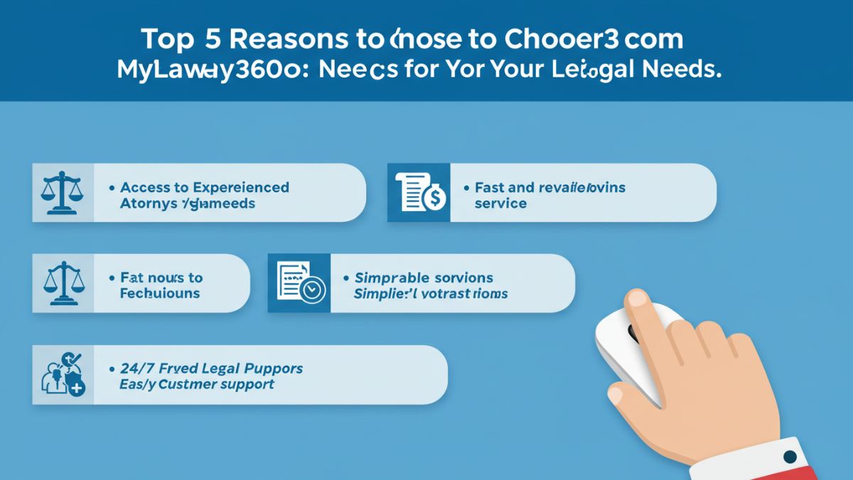 Top 5 Reasons to Choose MyLawyer360.com for Your Legal Needs